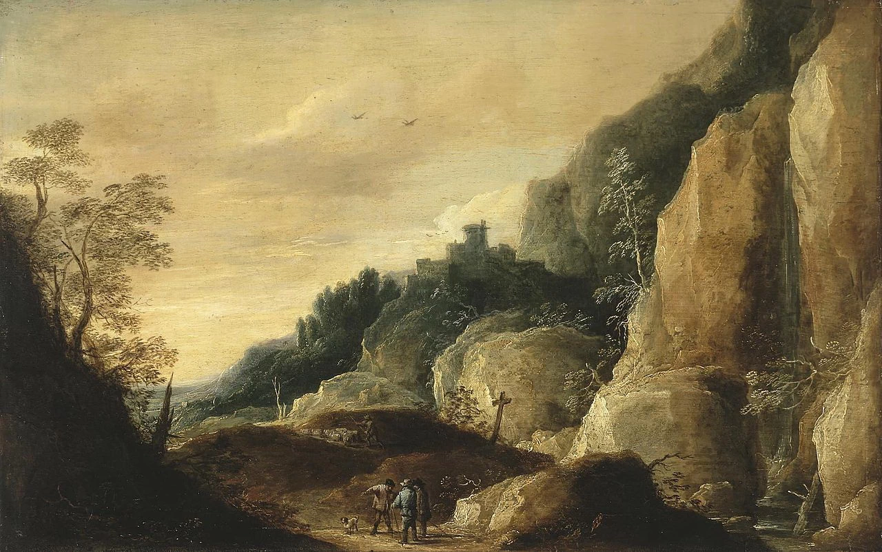 Paesaggio con montagne - Hermitage Museum